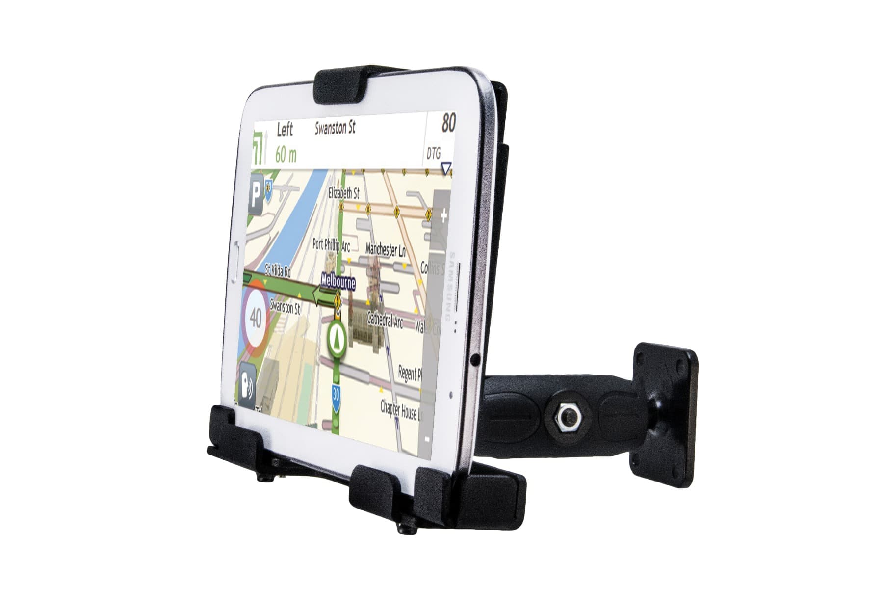 Arkon Universal Metal Locking Tablet Holder with 4-Hole AMPS Metal Base