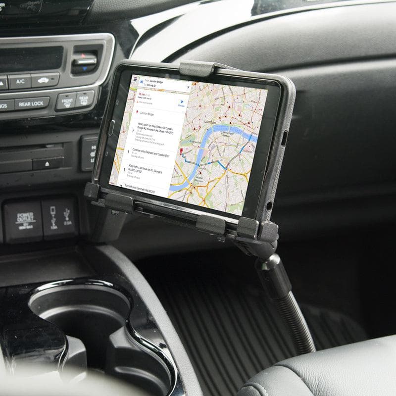 Arkon Robust Heavy-Duty Metal Locking Seat Rail or Floor Tablet Mount
