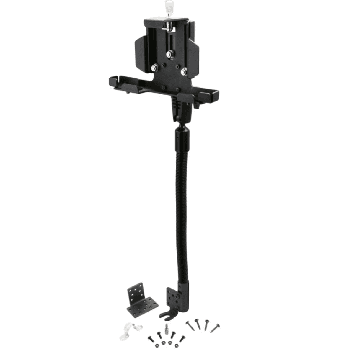 Arkon Robust Heavy-Duty Metal Locking Seat Rail or Floor Tablet Mount