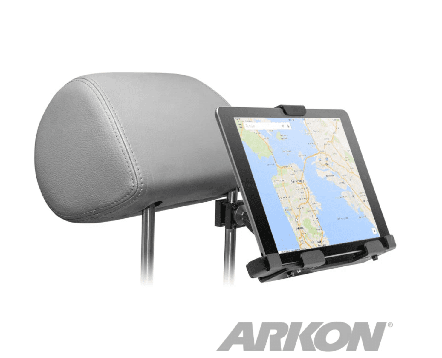 Arkon Robust Locking Headrest Tablet Mount for iPad, Note, and more