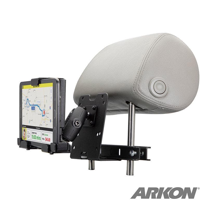 Arkon Metal Locking Headrest Tablet Mount for iPad, Galaxy, Note, and more