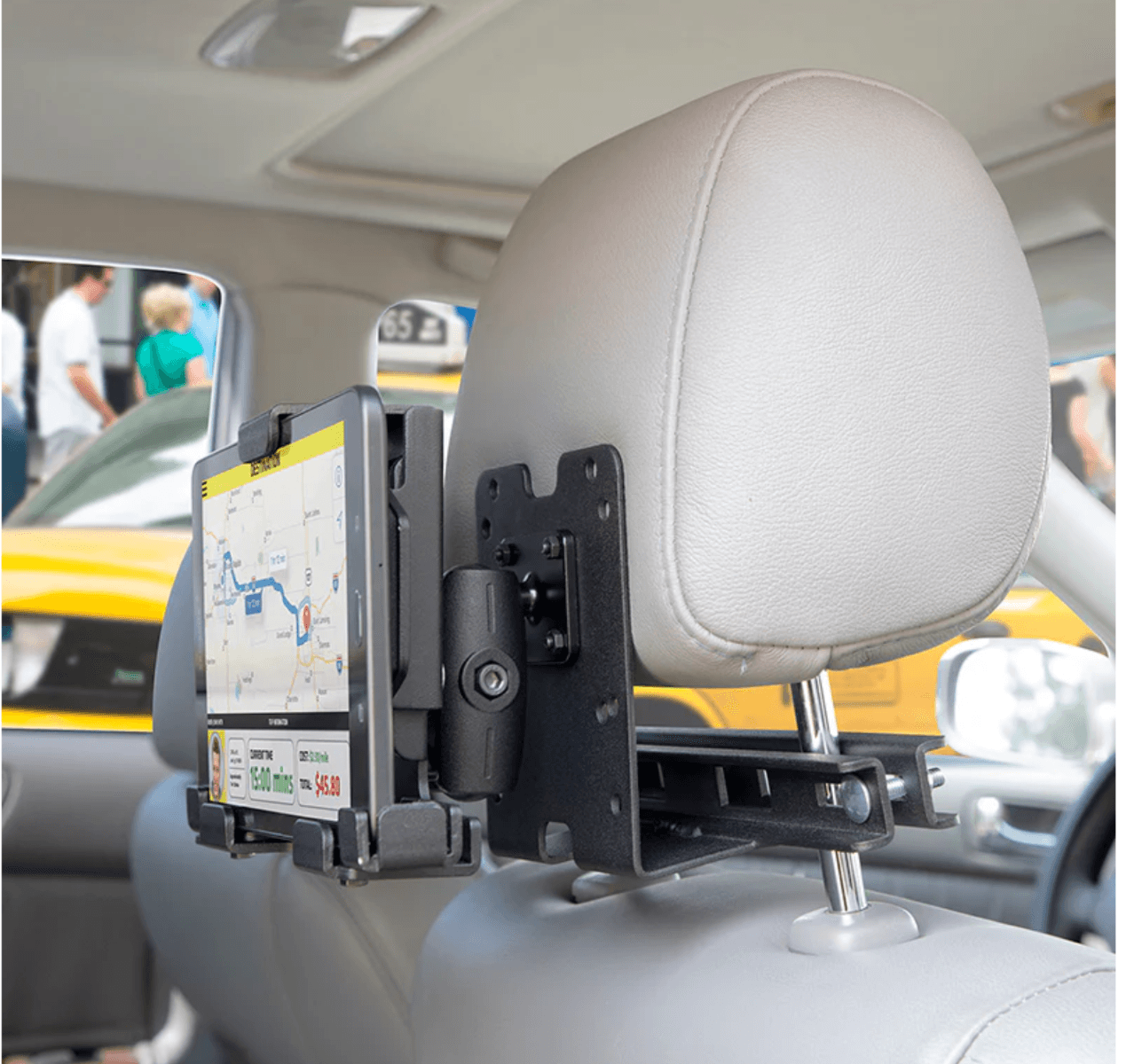 Arkon Metal Locking Headrest Tablet Mount for iPad, Galaxy, Note, and more