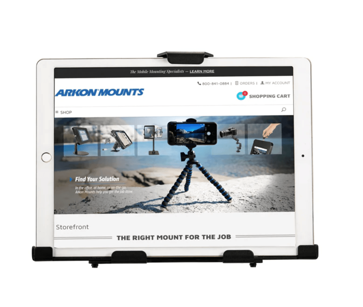 Arkon Large Universal Locking Tablet Holder with Key Lock