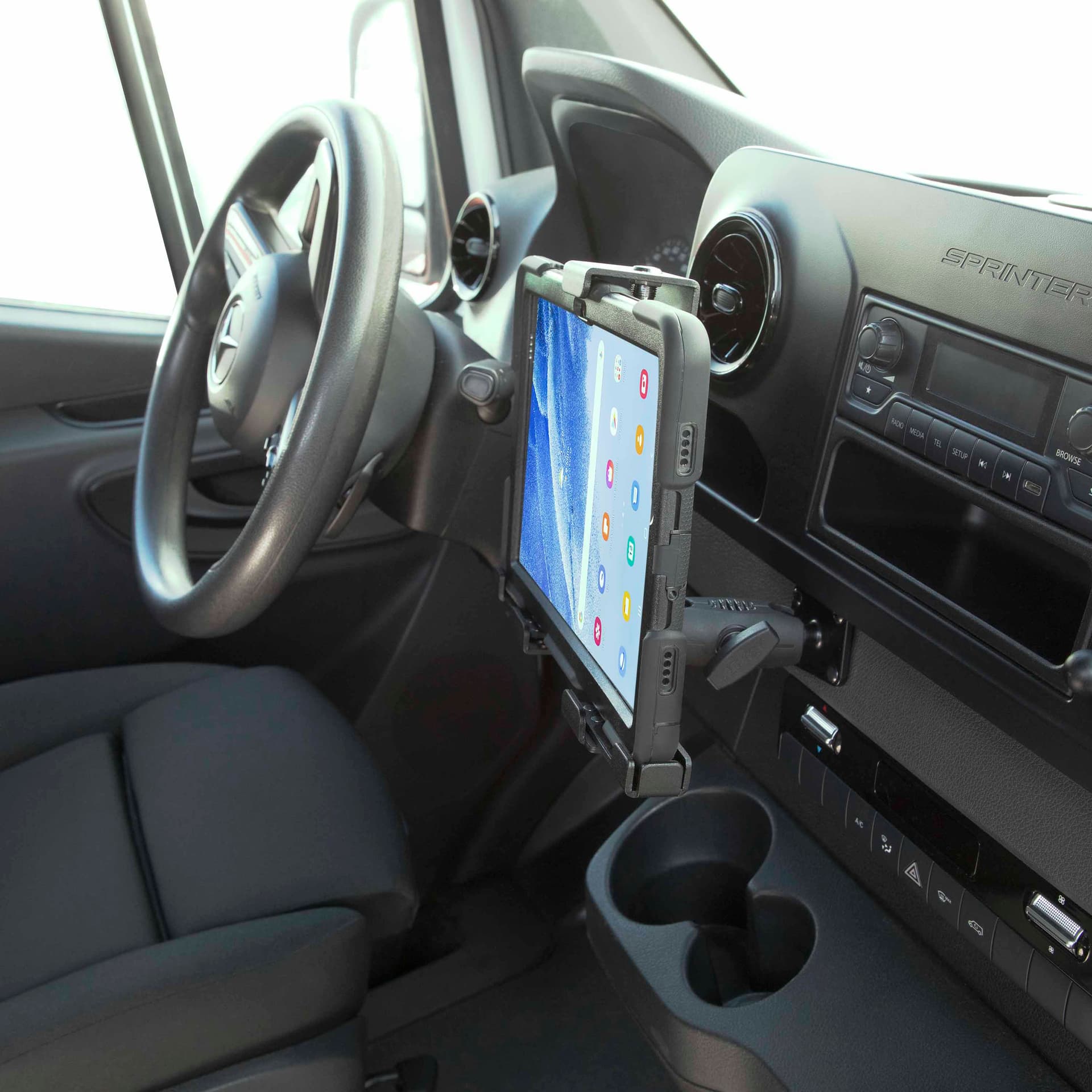 Arkon Large Universal Locking Tablet Mount with Key Lock for iPad, Note, Tab and more