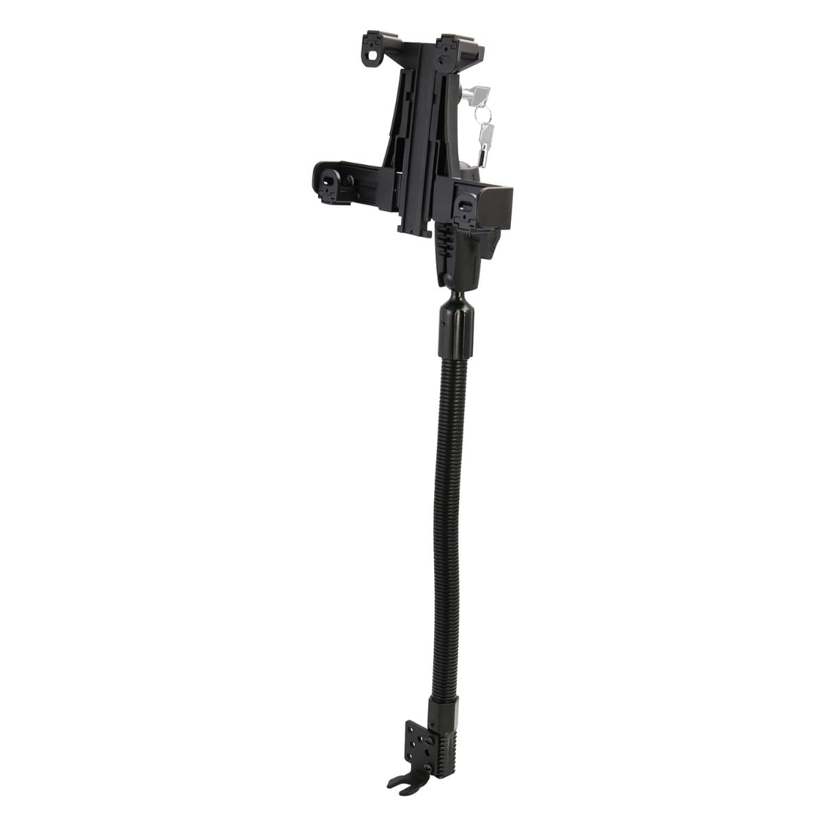 Arkon Robust Locking Tablet Seat Rail or Floor Mount for iPad, Note, and more