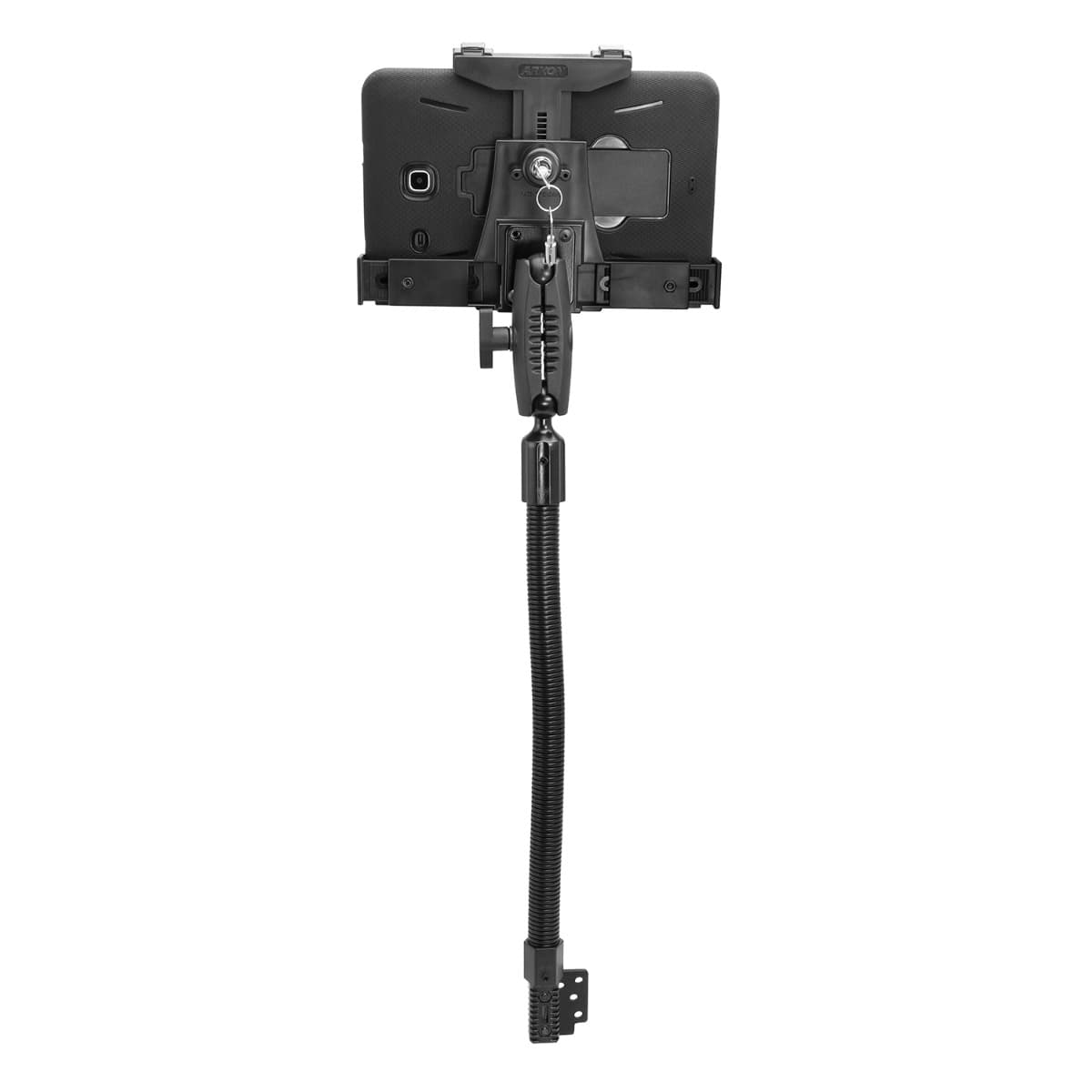 Arkon Robust Locking Tablet Seat Rail or Floor Mount for iPad, Note, and more