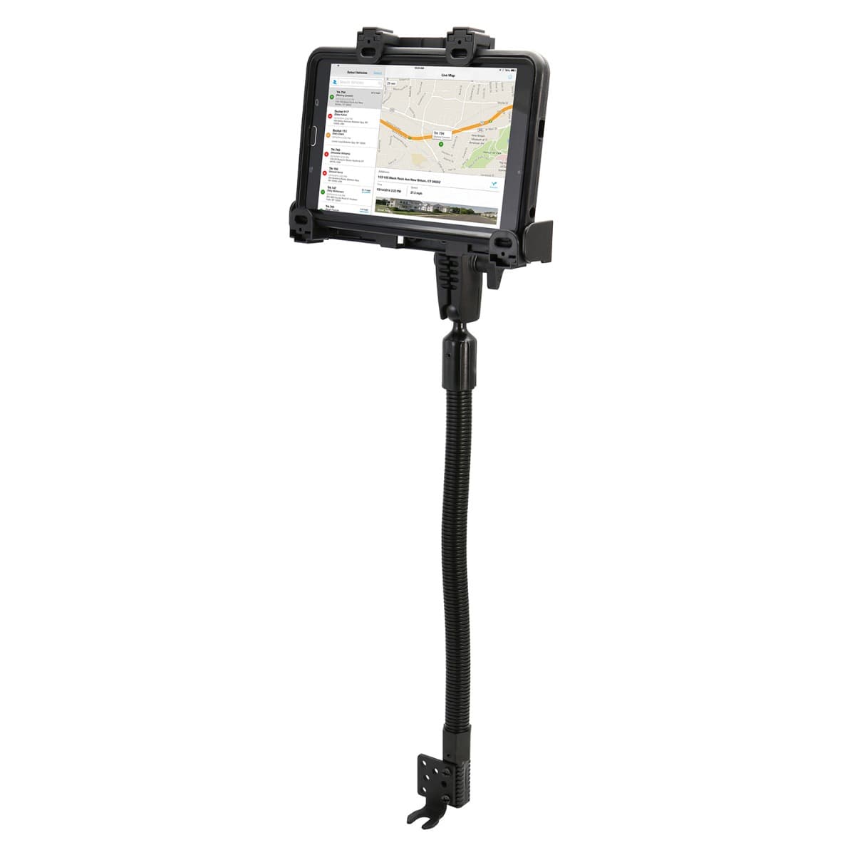 Arkon Robust Locking Tablet Seat Rail or Floor Mount for iPad, Note, and more