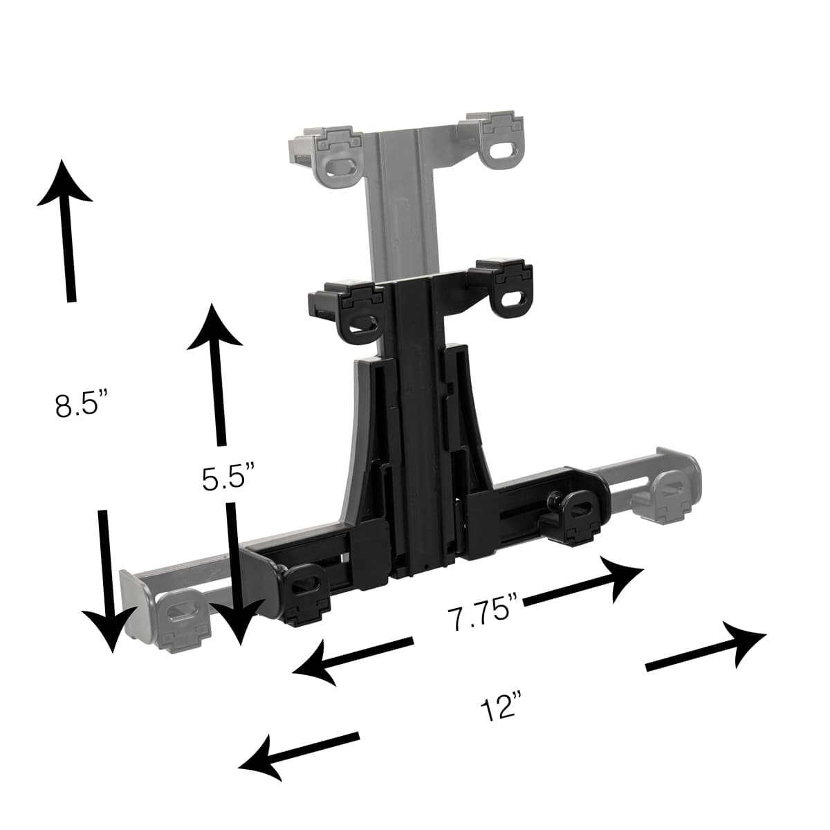 Arkon Heavy-Duty Plastic Locking Tablet Seat Rail or Floor Mount
