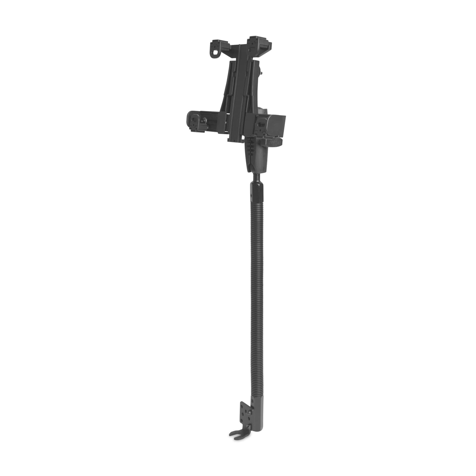 Arkon LockVise™ Locking Tablet Holder with 18” Seat Rail Mount and 3.75” Shaft Arm - Image 1