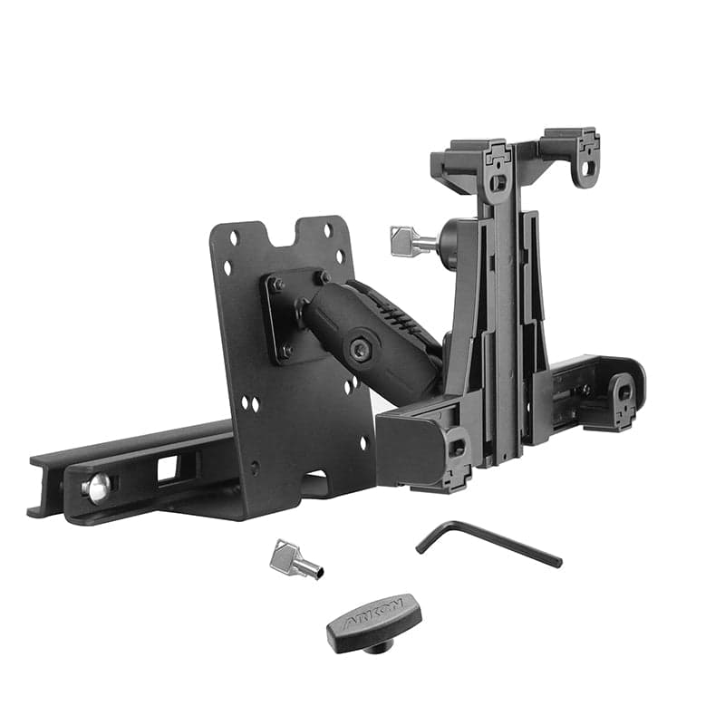 Arkon Plastic Locking Headrest Tablet Mount for iPad, Galaxy, Note, and more