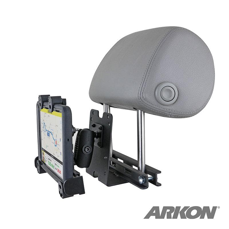 Arkon Plastic Locking Headrest Tablet Mount for iPad, Galaxy, Note, and more