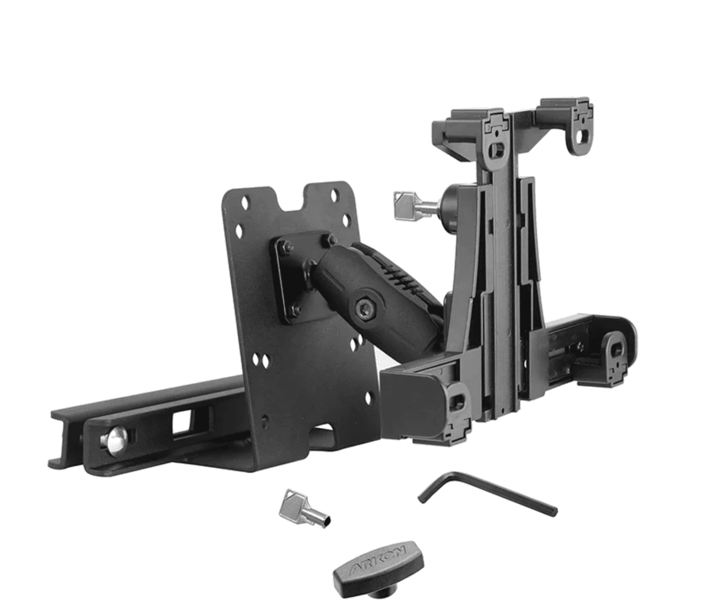 Arkon Plastic Locking Headrest Tablet Mount for iPad, Galaxy, Note, and more