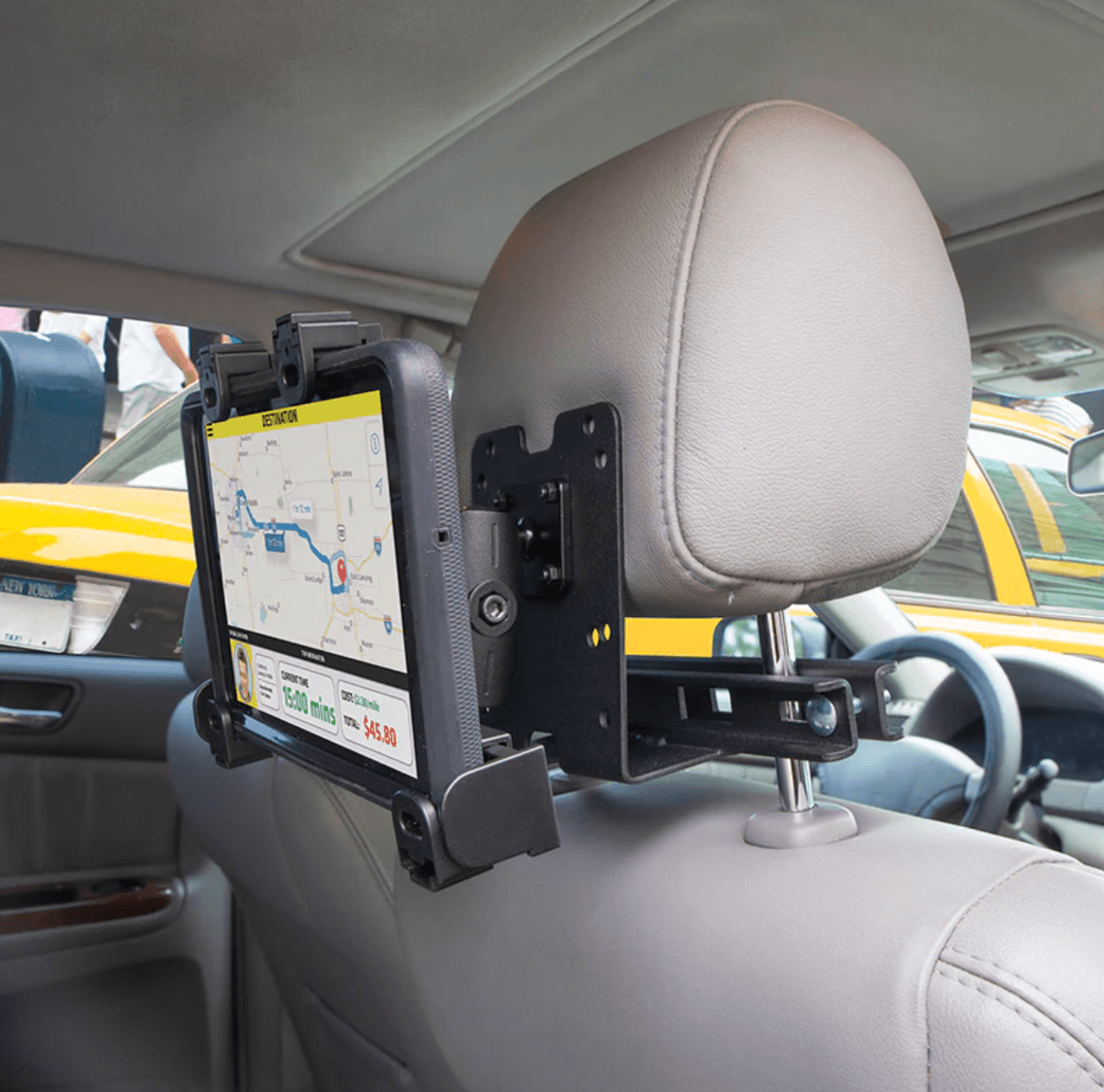 Arkon Plastic Locking Headrest Tablet Mount for iPad, Galaxy, Note, and more