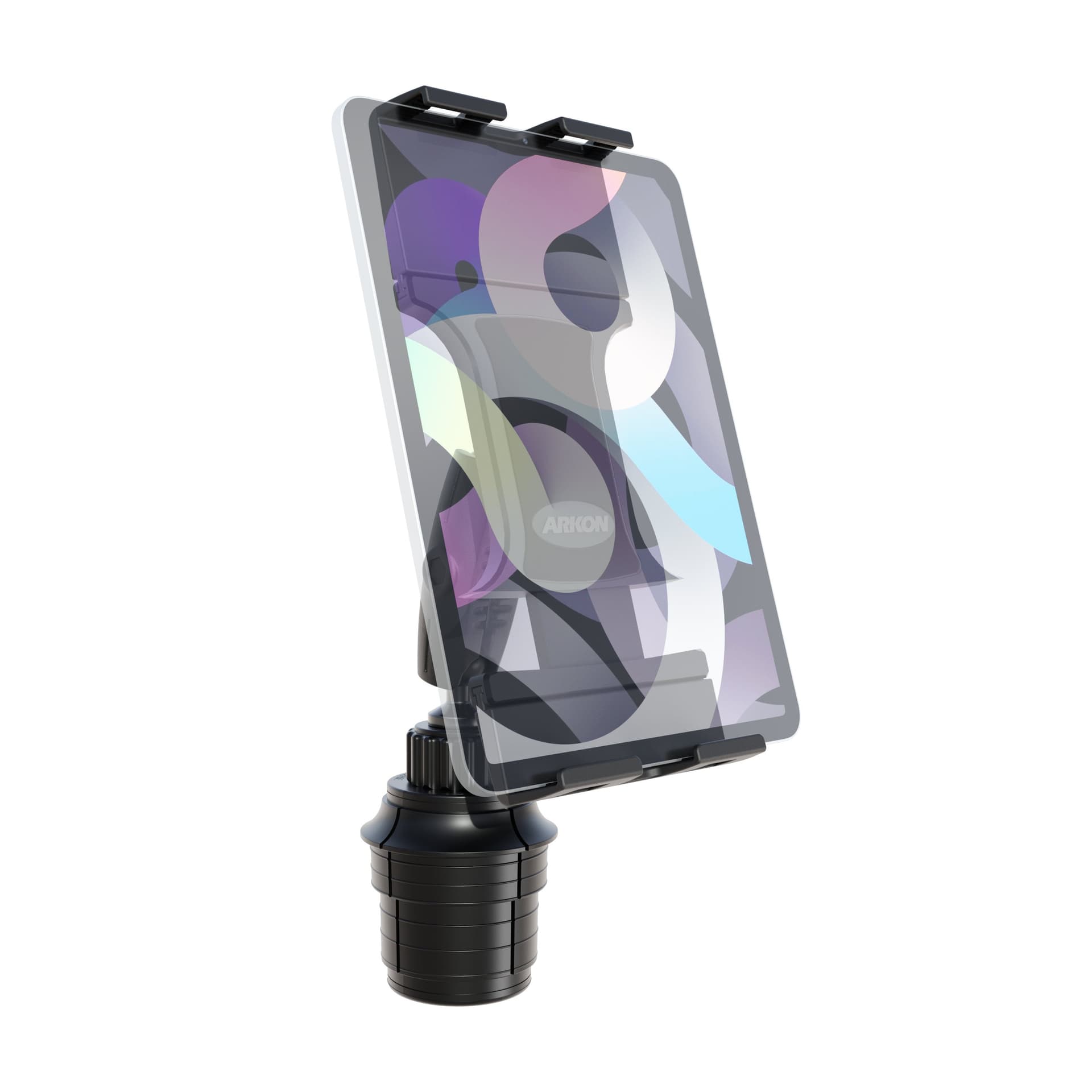 Arkon Slim-Grip® Ultra Pro Universal Tablet Holder with Cup Holder Mount - Image 2