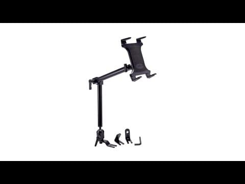Arkon Tablet Mount Bundle 22in Heavy-Duty Aluminum Seat Rail