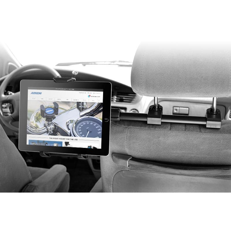 Arkon Tablet Mount with Push Button Universal Holder and Center Extension Headrest Mount