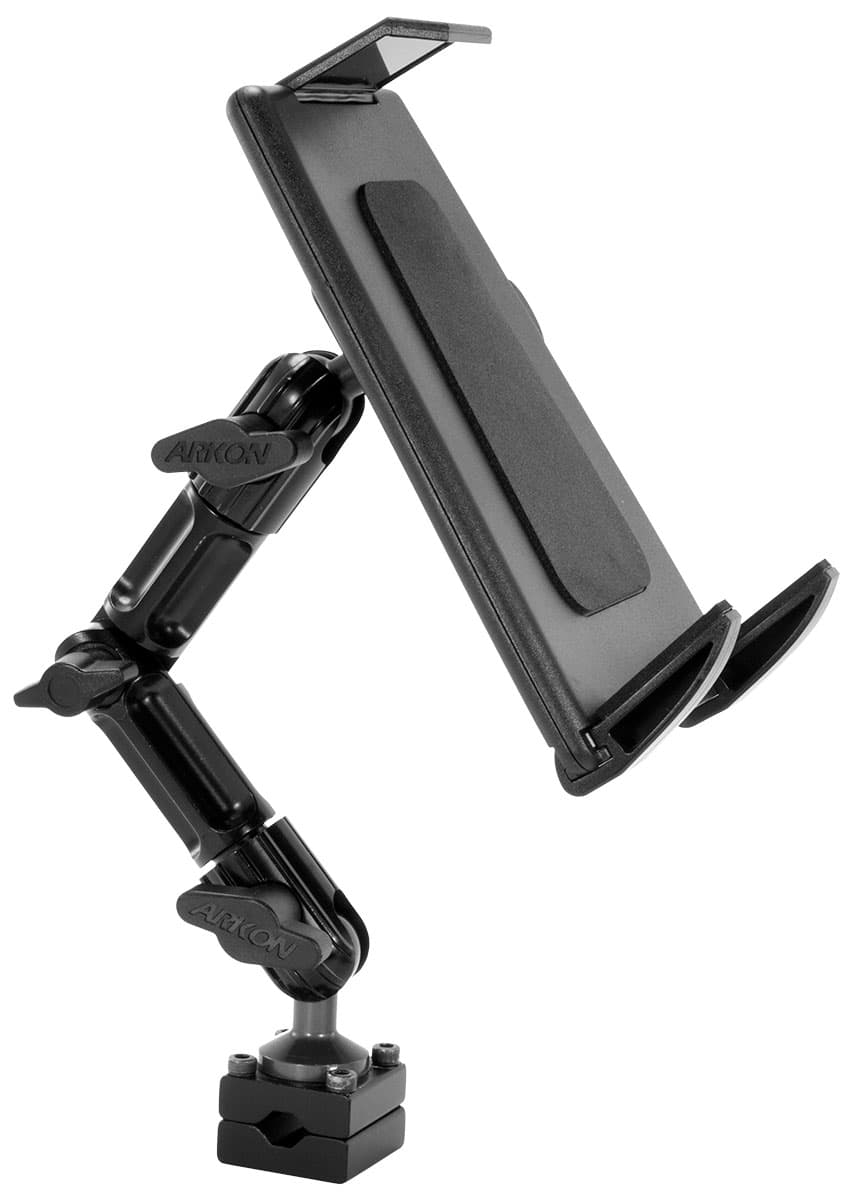 Arkon Heavy-Duty Tablet Headrest Push-Button Multi-Angle Mount with 8inch Arm for iPad Air, iPad