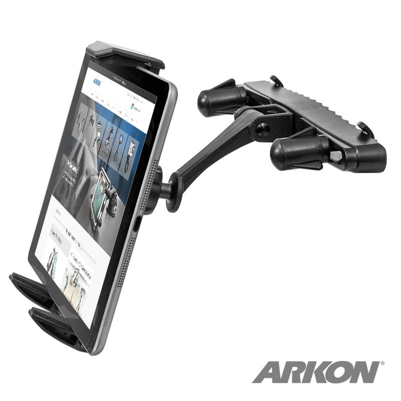 Arkon Push-Button Tablet Headrest Mount with Tiltable Arm
