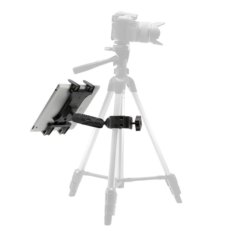 Arkon Heavy-Duty Clamp Tablet Mount for Tripods, Carts, Tables, Desks for iPad Air 2, iPad 4, 3, 2, Galaxy