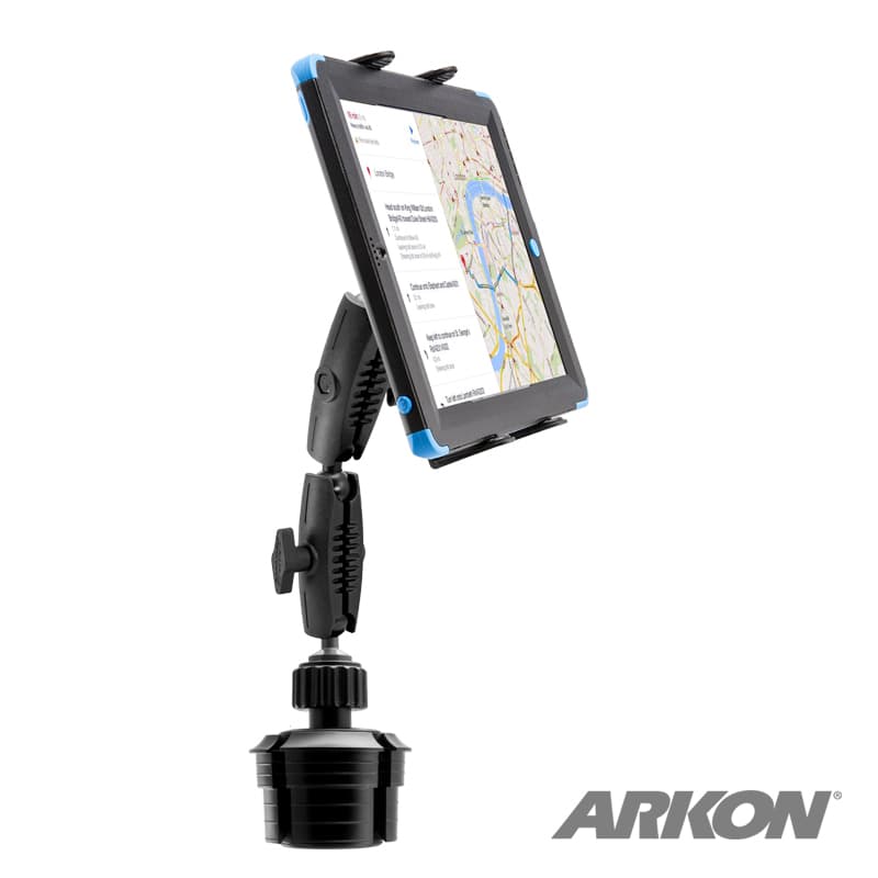 Arkon Double Robust Car Cup Holder Tablet Mount