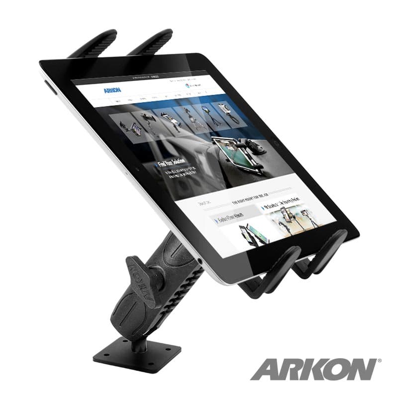 Arkon Drill-Base Tablet Mount for Apple iPad Air 2, iPad Pro, iPad 4, 3, 2, Samsung Galaxy Tablets