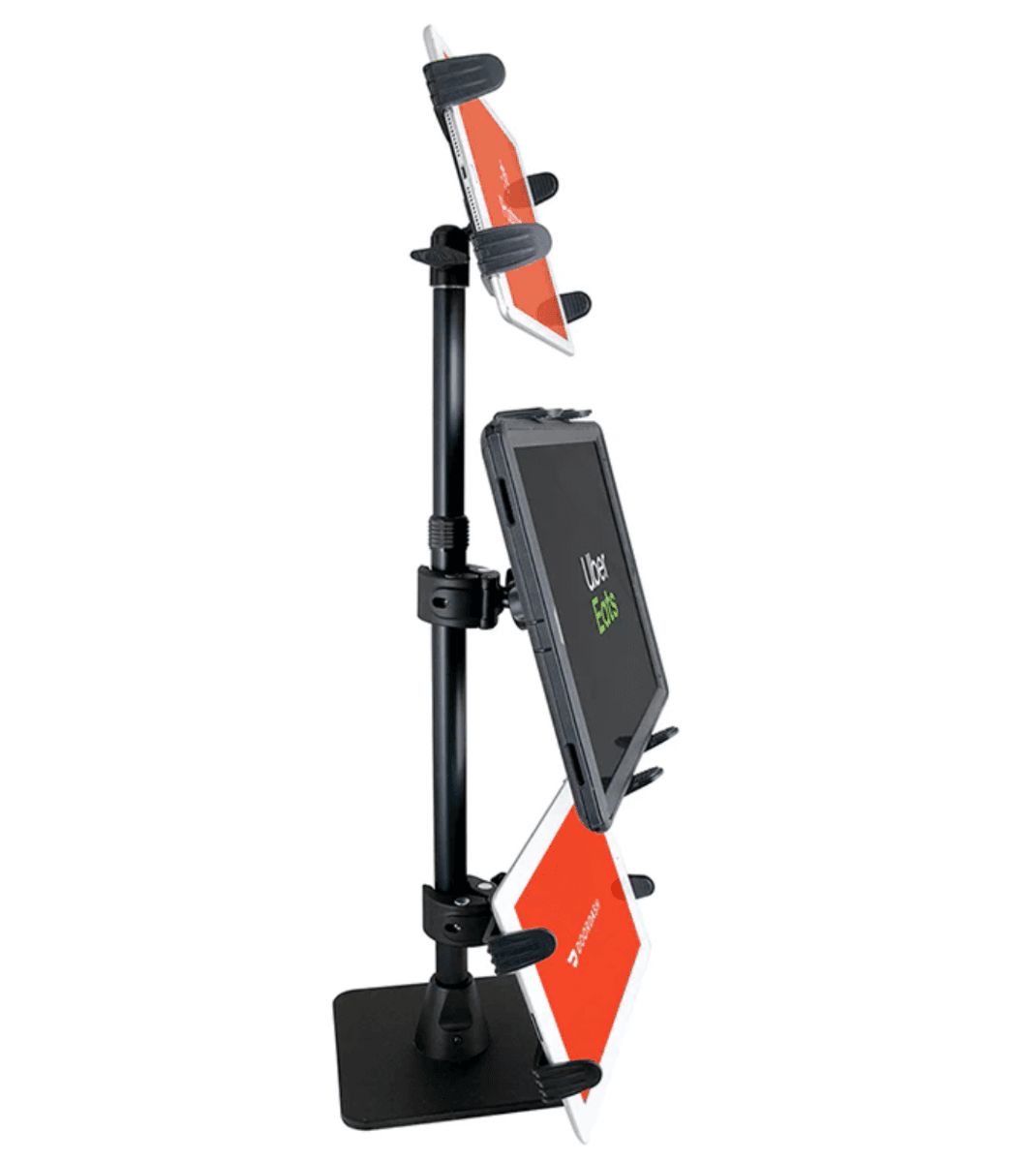 Arkon Triple Slim-Grip® Tablet Holder Stand for Restaurant Delivery and Point of Sale - DoorDash, Uber Eats, Grubhub