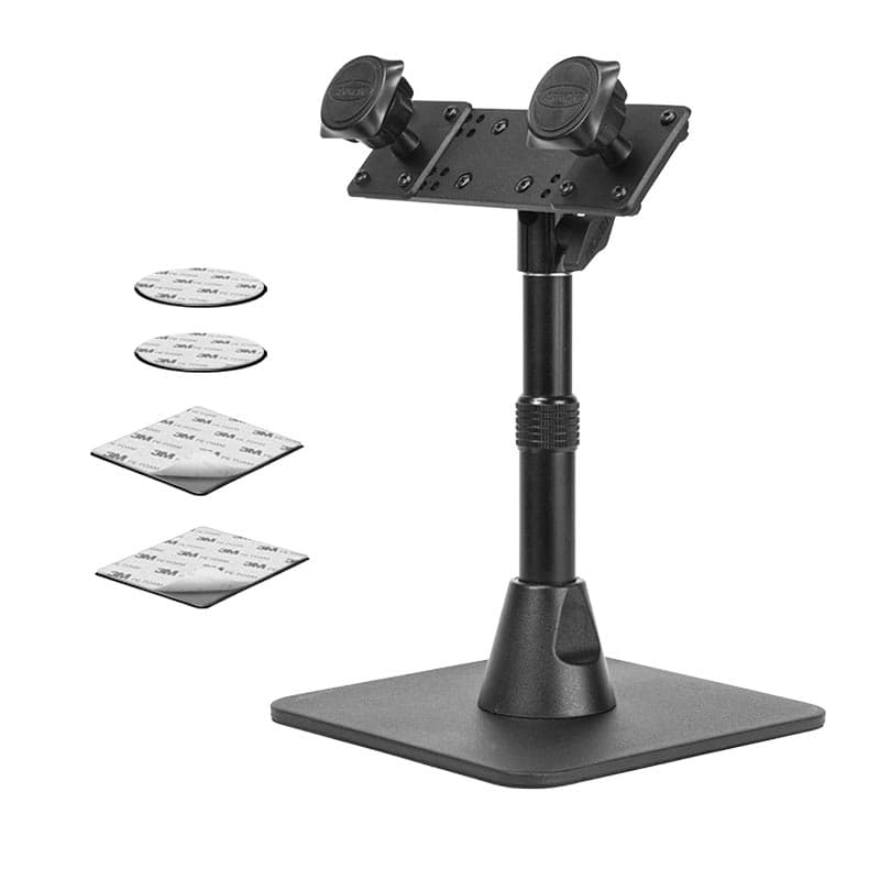 Arkon TW Broadcaster Dual Phone Magnetic Mount Desk Stand for Live Streaming Periscope Facebook Live
