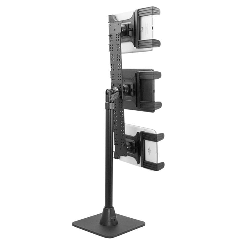 Arkon TW Broadcaster TriStreamer Triple Tablet Holder 29-inch Countertop or Desk Stand for Live Streaming