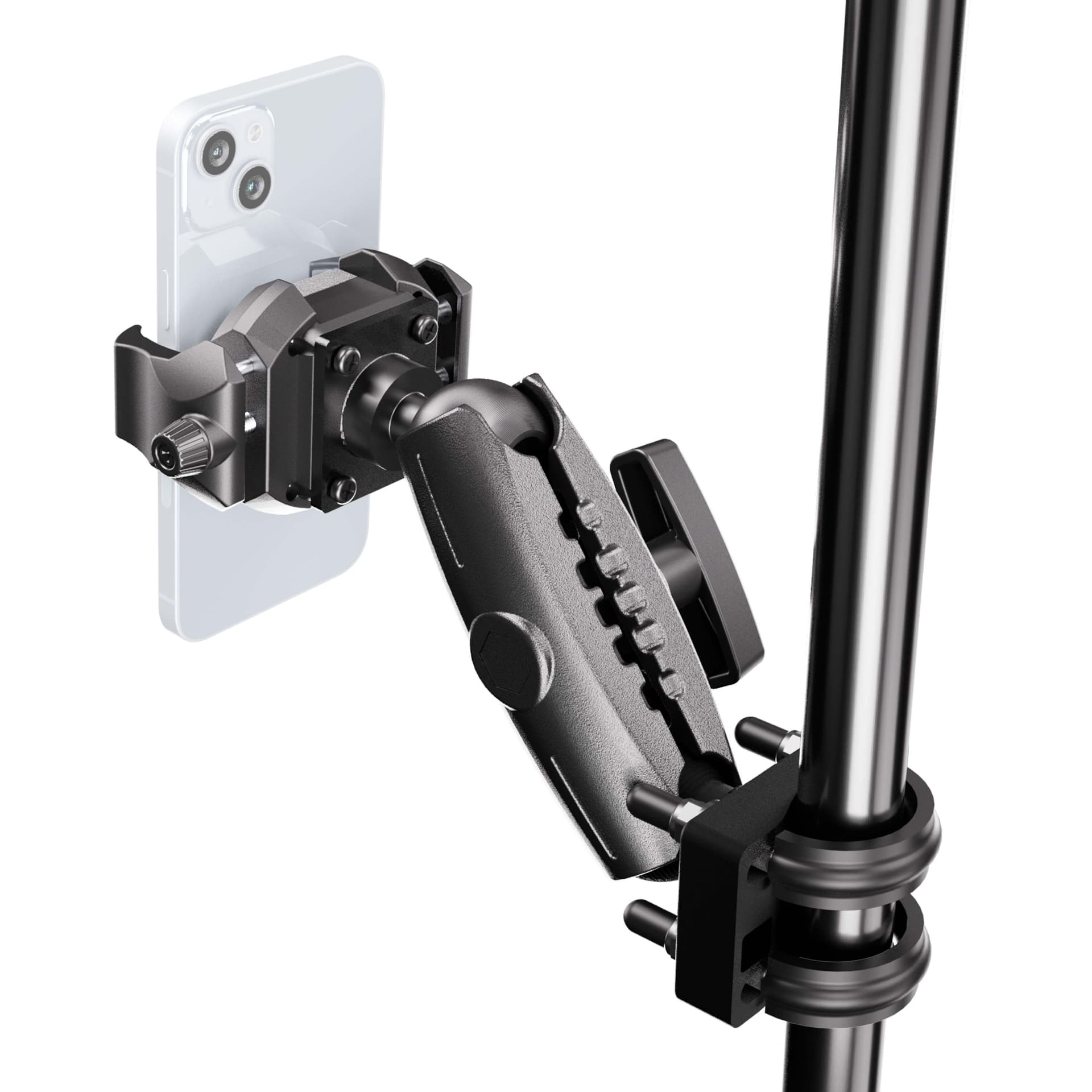 XMS™ U-Bolt Mount with RoadVise® Ultra Phone Holder - 1.75" - 2" Dia.