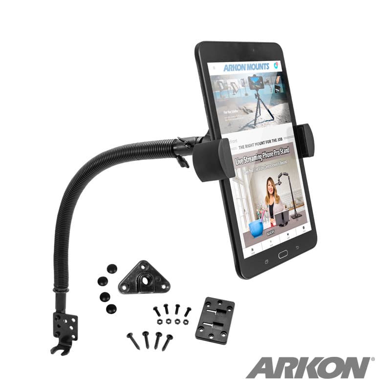 Arkon RoadVise XL Car Seat Rail or Floor Mount for Phone and Midsize Tablets