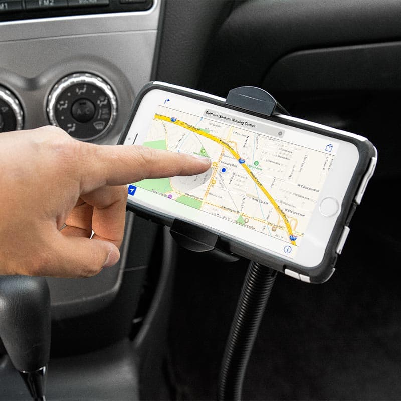 Arkon RoadVise XL Car Seat Rail or Floor Mount for Phone and Midsize Tablets
