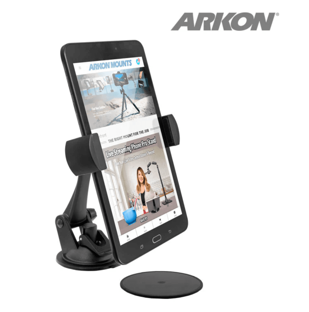 Arkon RRoadVise® XL Car Dash or Windshield Mount for iPhone, Galaxy, and Note