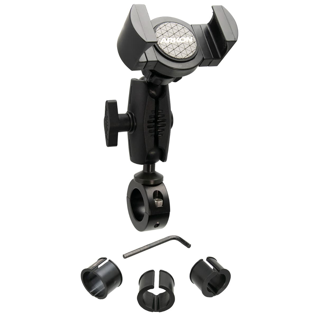 Arkon RoadVise® XL 25mm Robust Aluminum Motorcycle Handlebar Phone and Midsize Tablet Mount