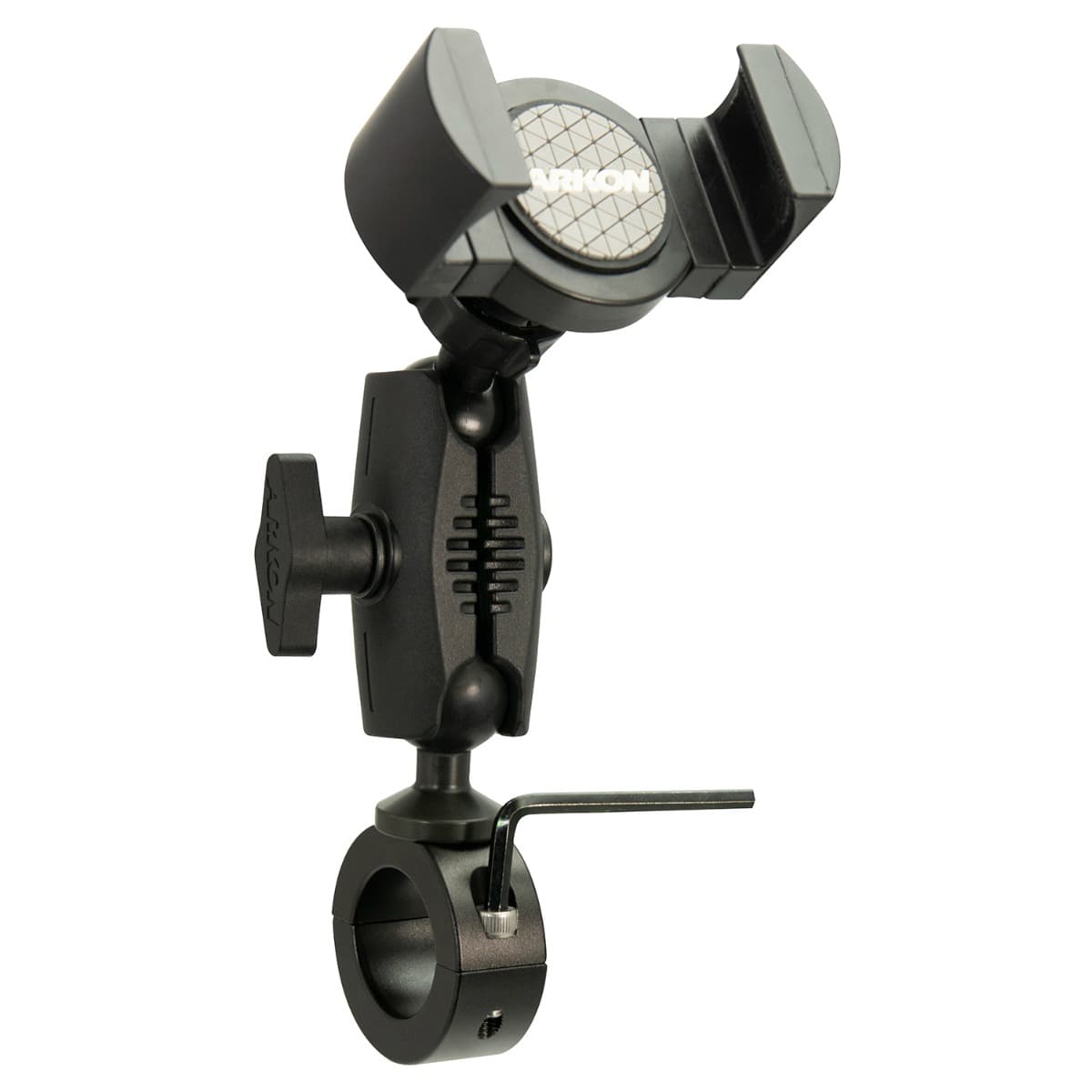 Arkon RoadVise® XL 25mm Robust Aluminum Motorcycle Handlebar Phone and Midsize Tablet Mount