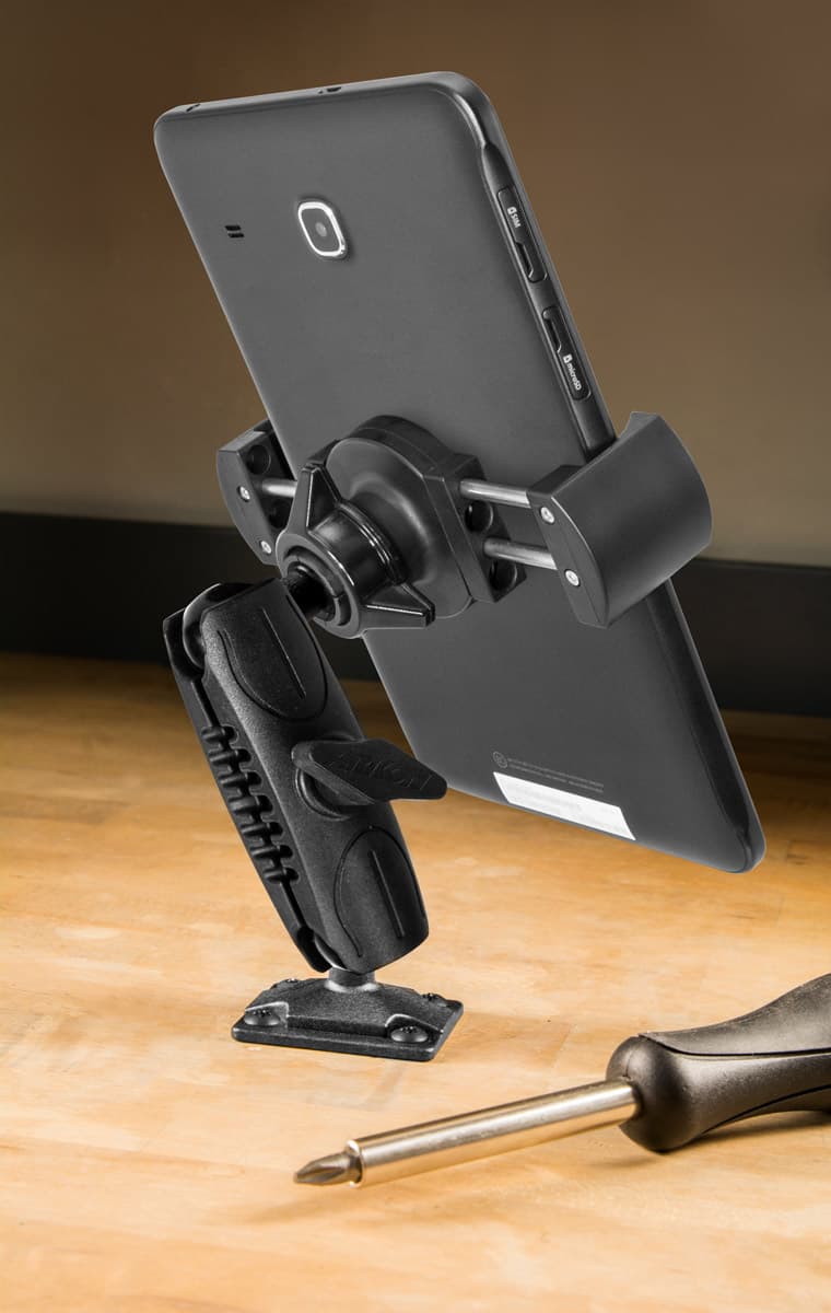 Arkon RoadVise XL Wall Phone Drill Base Mount Phone and Midsize Tablets