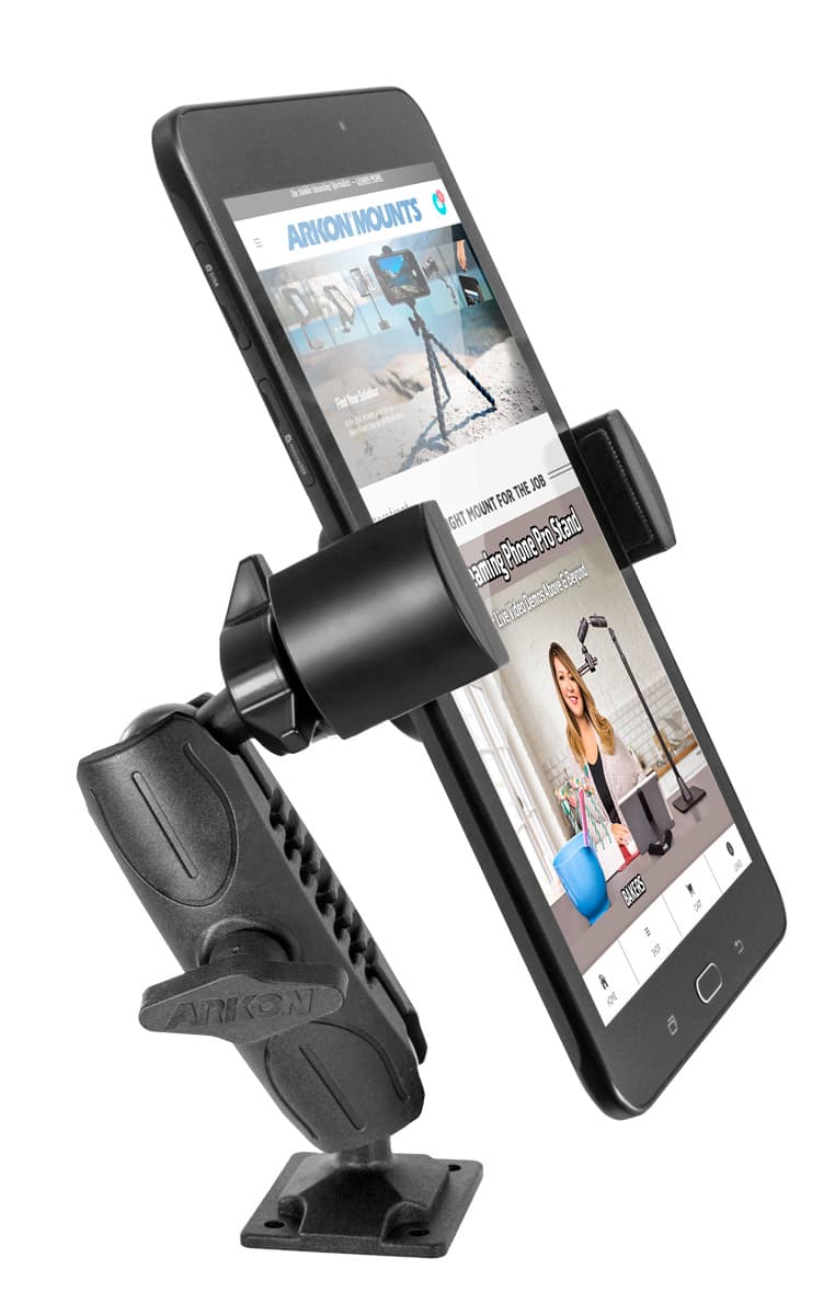 Arkon RoadVise XL Wall Phone Drill Base Mount Phone and Midsize Tablets