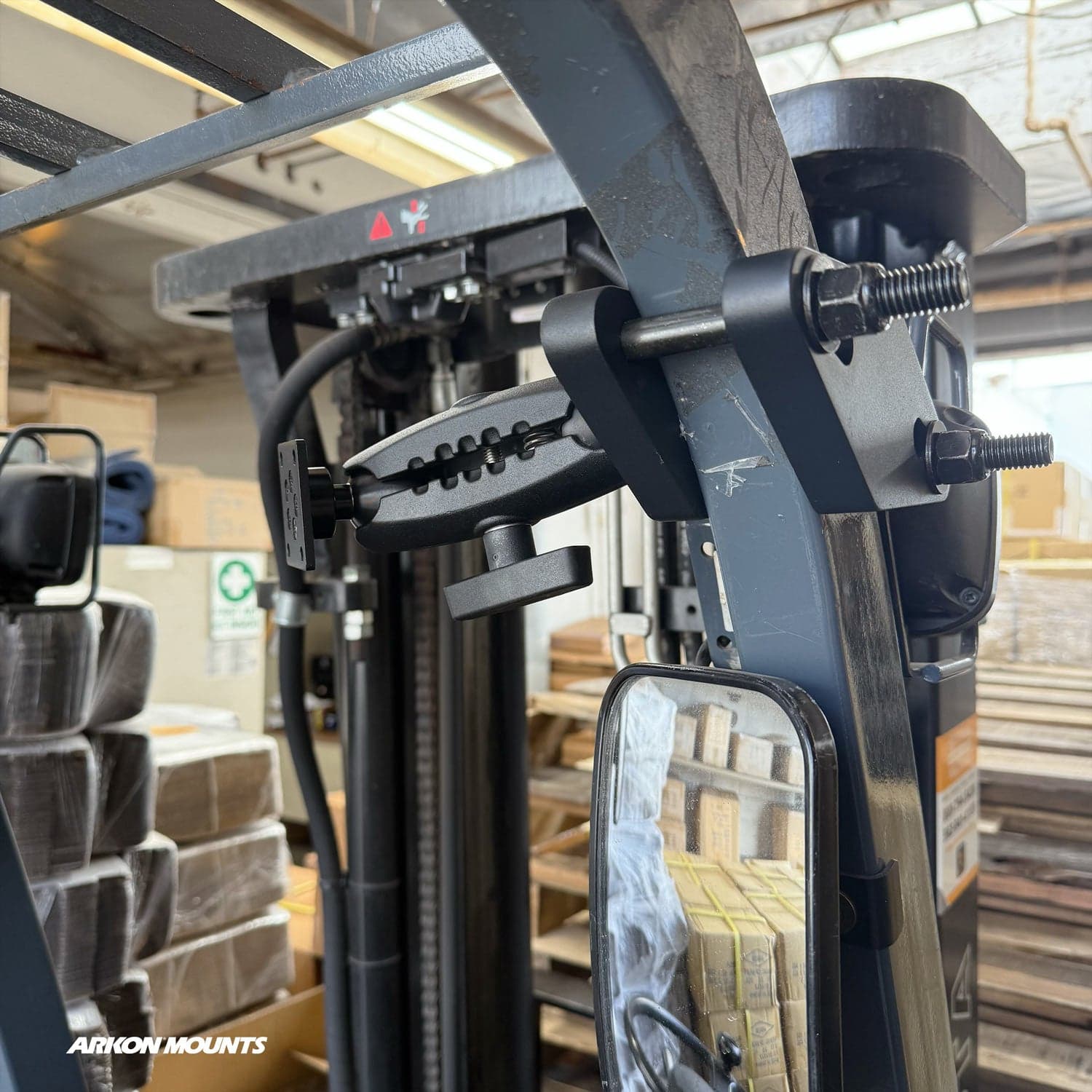 XMS™ Heavy Duty Forklift Mount with AMPS Adapter Plate - 5-inch