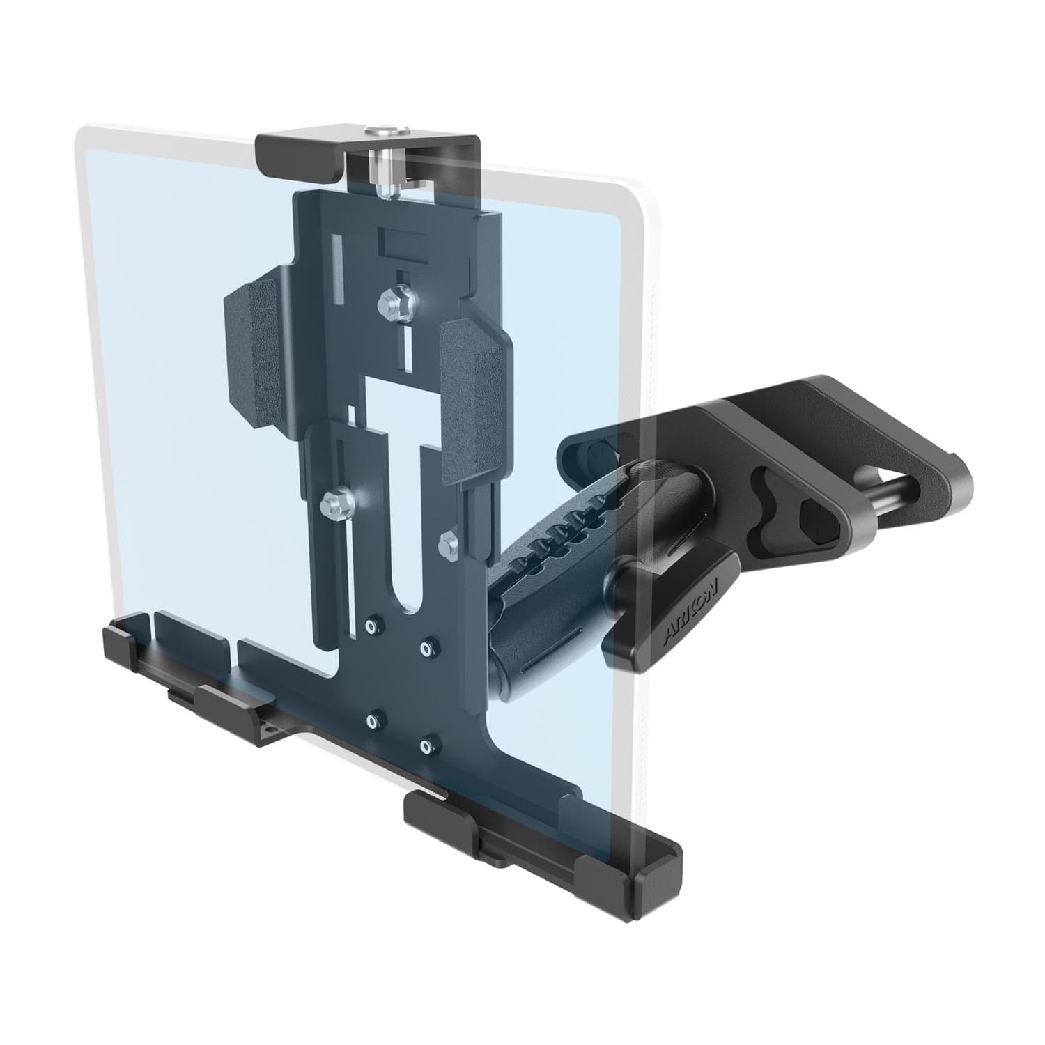 XMS™ Heavy Duty Forklift Mount with LockVise™ Metal XL Locking Tablet Holder - 5-inch