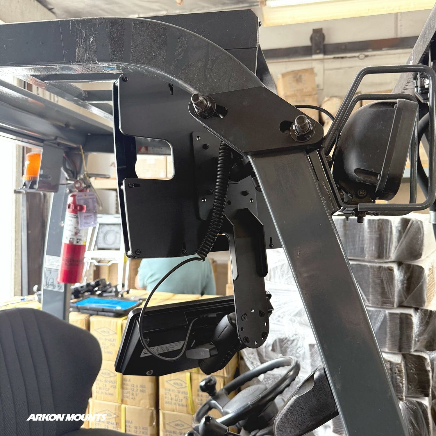 XMS™ Heavy Duty Forklift Mount with Dual Utility Mounting Bracket - 5-inch