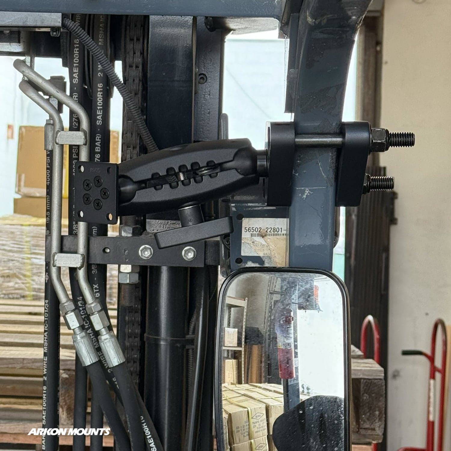 XMS™ Heavy Duty Forklift Mount with AMPS Adapter Plate - 8.5-inch