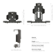 TAB4CPM385 | Arkon LockVise Metal Locking Tablet Holder with Clamp Mount