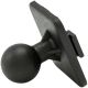 APBALL2T | Arkon Adapter Plate 20mm HDxxx Series Ball to Dual T Slot (PLASTIC)