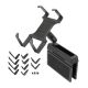 PPTAB1SEATMT | Arkon Mobile Portable Printer Car Truck Seat Wedge Mount for Zebra, Epson, Brother Printers