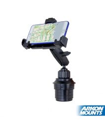 SM9RM023 | Arkon Robust™ Locking Car or Truck Cup Holder Phone Mount