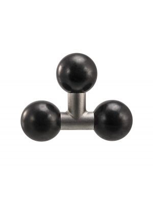 APT325MM | Arkon T-Shaped Adapter with 3 25mm Rubber Ball Heads