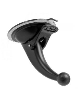 GN015 | Arkon Pedestal Travelmount Mini Windshield Suction Matte Black with 70mm TPU 17mm Ball Head