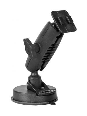 RM0802T | Arkon Robust Mount Series Heavy-Duty 80mm Suction Mounting Pedestal with 25mm Dual T-Tab Swivel Head