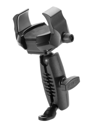KNRM9A | Arkon RoadVise® Ultra Motorcycle Handlebar Mirror Pinch Bolt Stem Phone and Tablet Mount