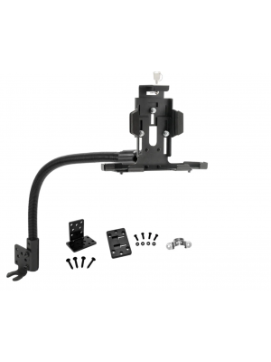 TAB488L22AL | Arkon Metal Seat Rail Locking Tablet Holder with adjustable arm for car or trucks, works with iPad