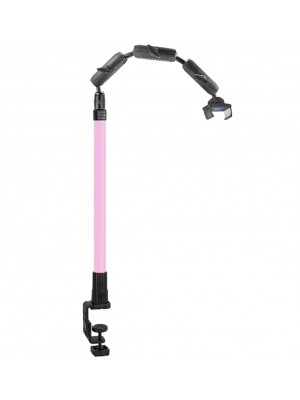 CLAMPRV29PK | Arkon Remarkable Creator™ Pro Stand with Clamp Base for Phone or Camera - Pink